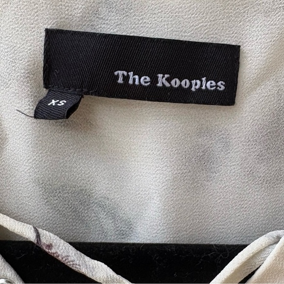 The Kooples Feather Print Silk Dress Size XS - Picture 10 of 10